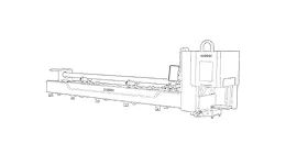 Economical Tube Laser Cutting Machine