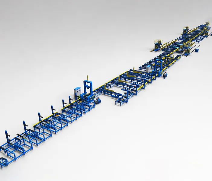 Vertical Steel Structure Fabrication Line