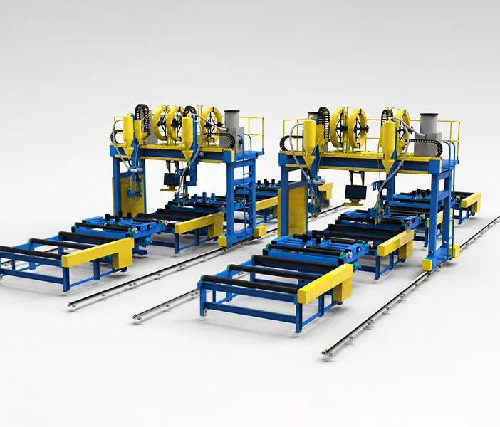 Horizontal Multi-Lane Dual-Gantry Steel Structure Fabrication Line — Gantry Welding Unit