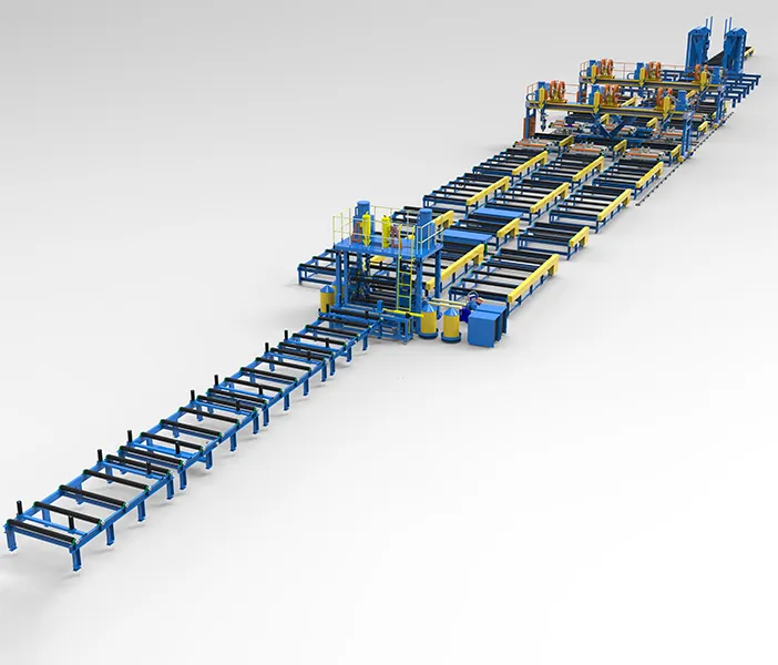 Multi-Lane Horizontal H-Beam Production Line