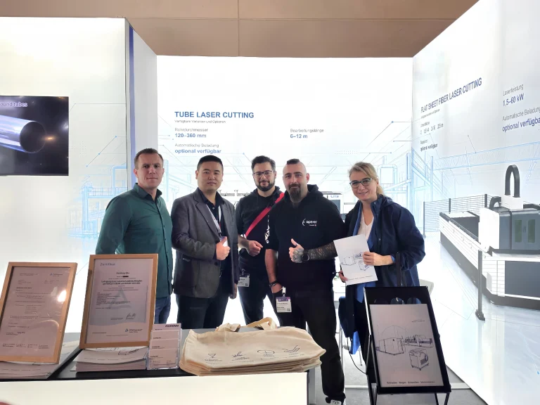 HAISINN Strengthens European Connections with Fiber Laser Machinery at Hannover Messe