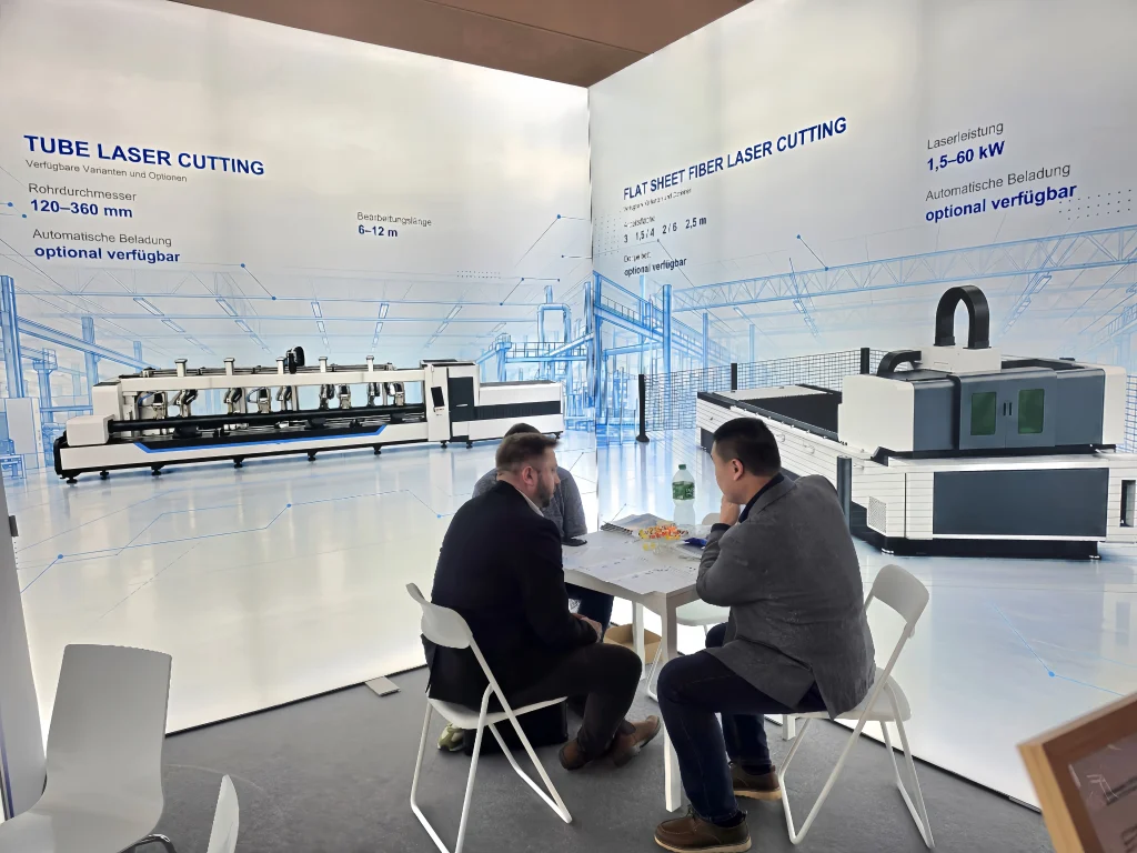 HAISINN Strengthens European Connections with Fiber Laser Machinery at Hannover Messe 1 European Partnerships (2)