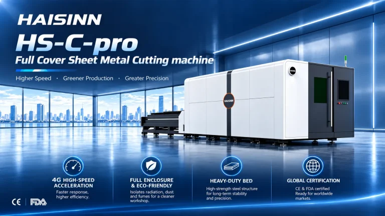HAISINN Launches New HS-C-Pro Full-Enclosure Fiber Laser Cutting Machine